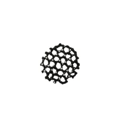 HORKA Knot Net Strass Zwart