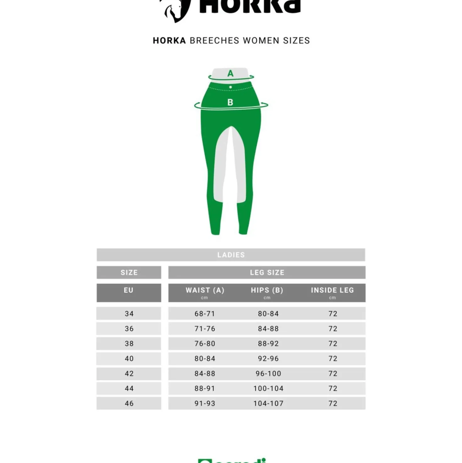 HORKA Rijbroek Annika Dames Zwart