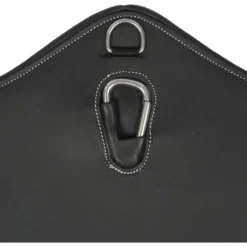 HORKA Singel met Buikbeschermer Leer Zwart/Zilver