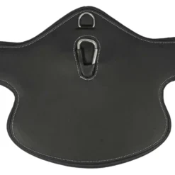 HORKA Singel met Buikbeschermer Leer Zwart/Zilver