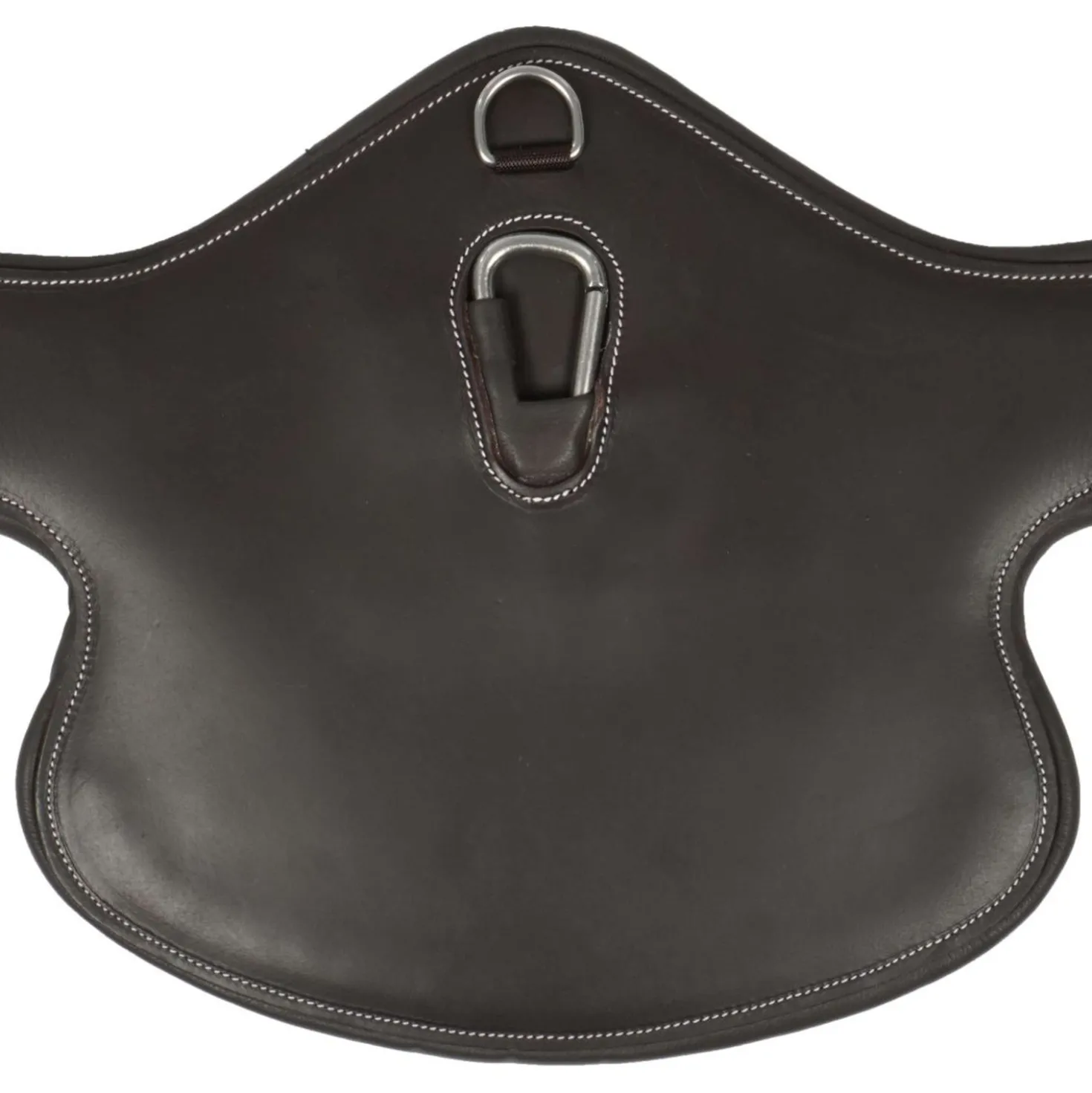 HORKA Singel met Buikbeschermer Leer Bruin/Zilver