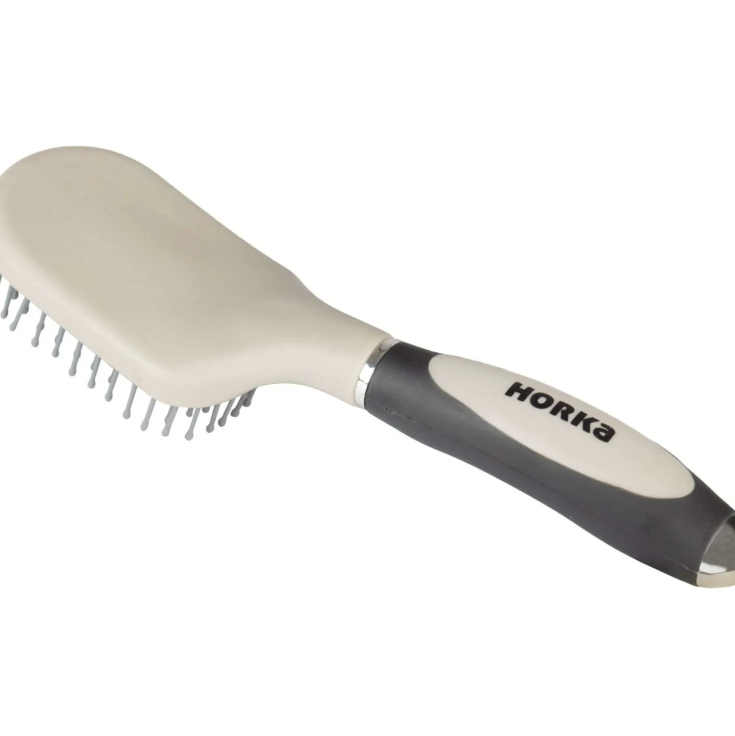 HORKA Staart- en Manenborstel Soft Grip Zwart