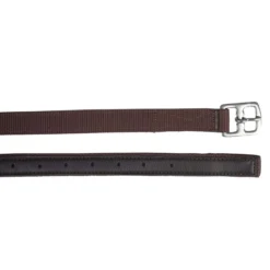 HORKA Stijgbeugelriemen Nylon Bruin/Zilver
