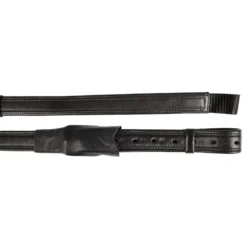 HORKA Stijgbeugelriemen Nylon Dressuur Zwart/Zilver