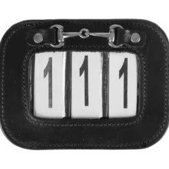 HORKA Wedstrijdnummers Leather Zwart/Zilver