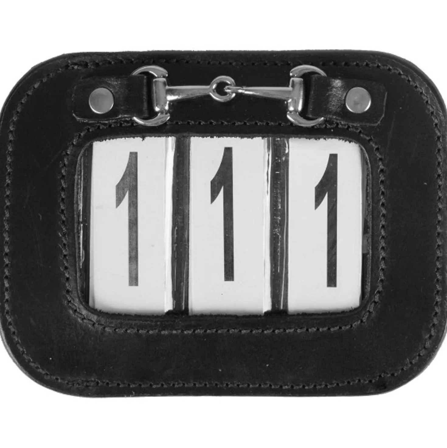 HORKA Wedstrijdnummers Leather Zwart/Zilver