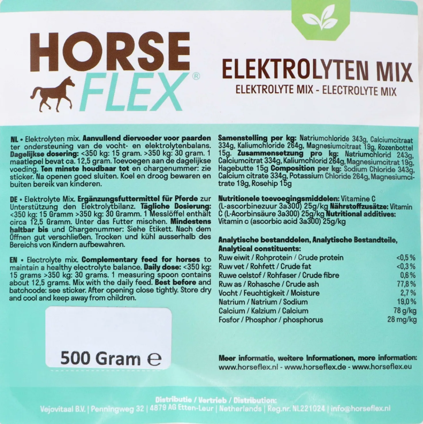 HorseFlex Elektrolyten Mix Navul