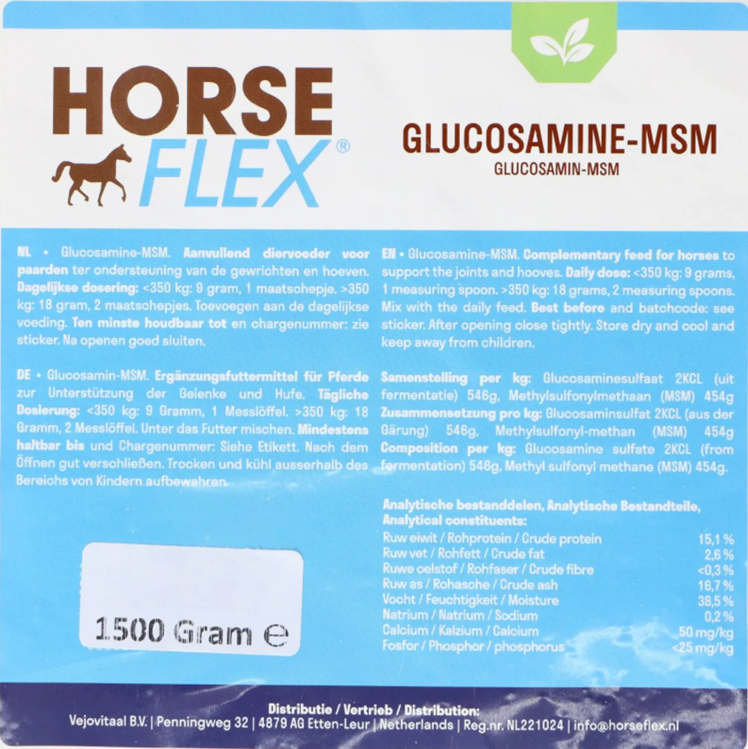 HorseFlex Glucosamine-MSM Navul