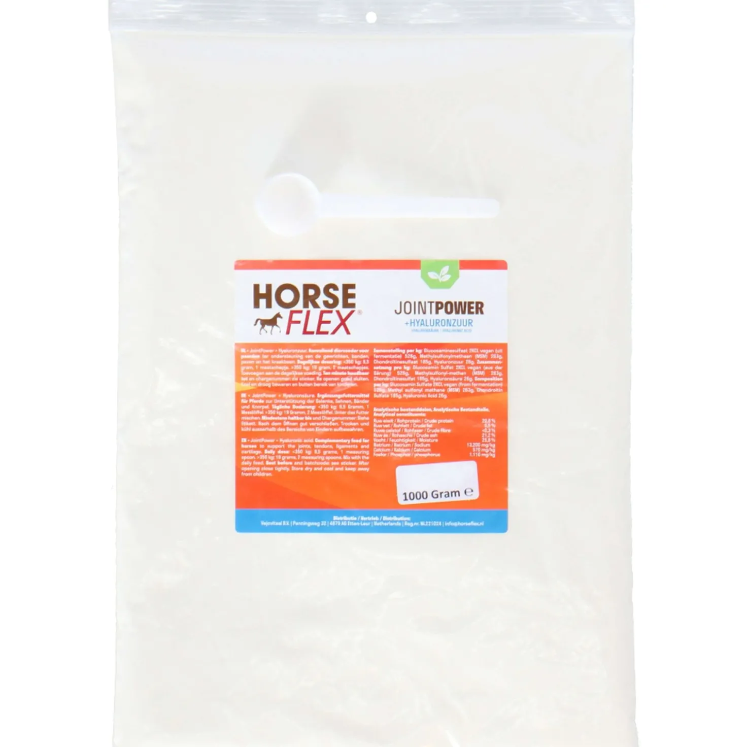 HorseFlex Jointpower + Hyaluronzuur Navul