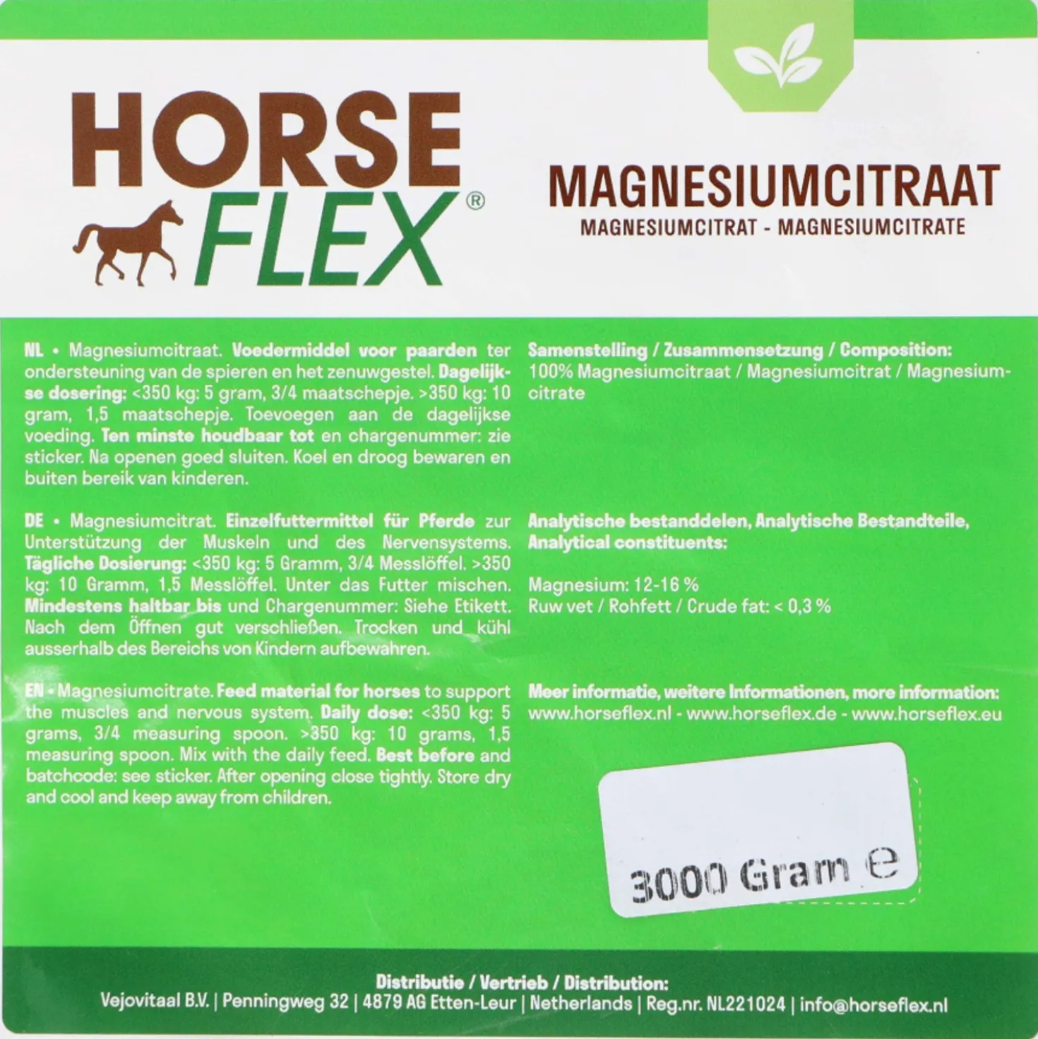 HorseFlex Magnesiumcitraat Navul