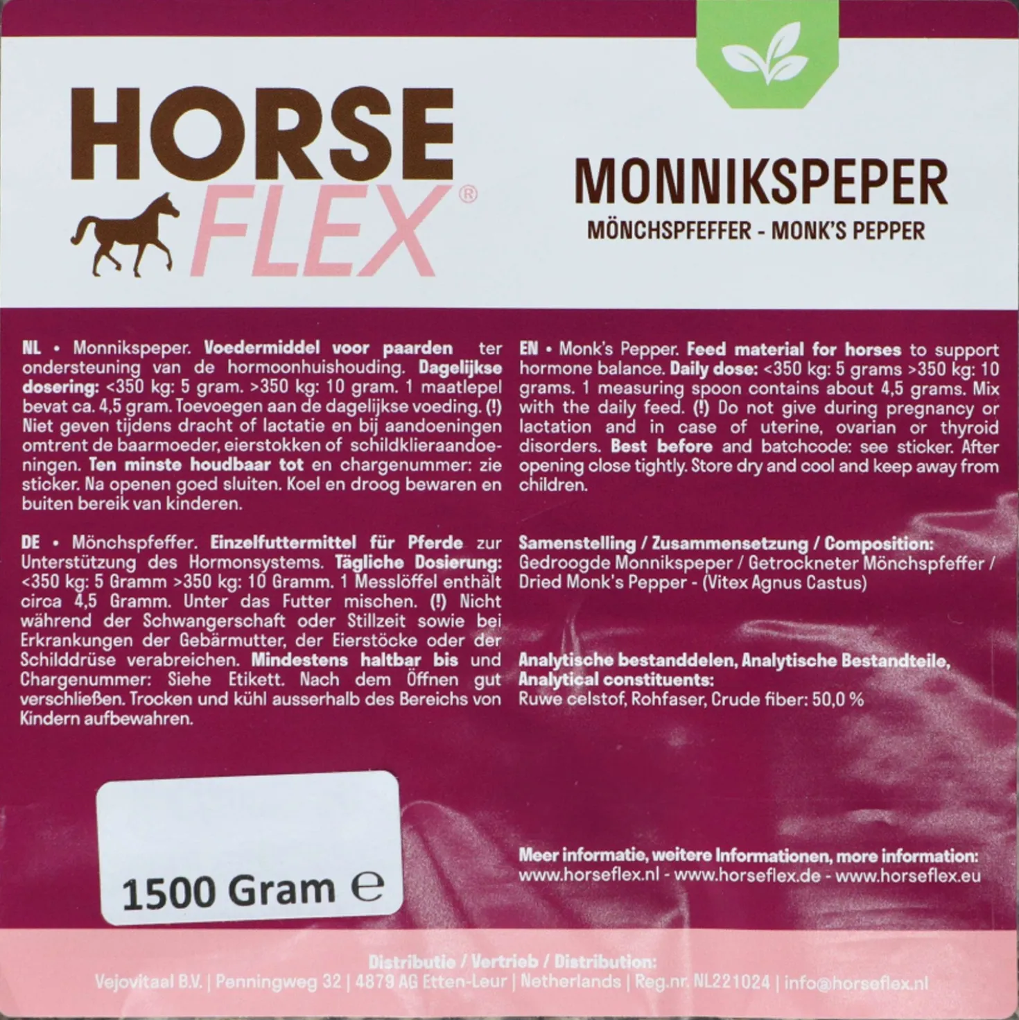 HorseFlex Monnikspeper Navul