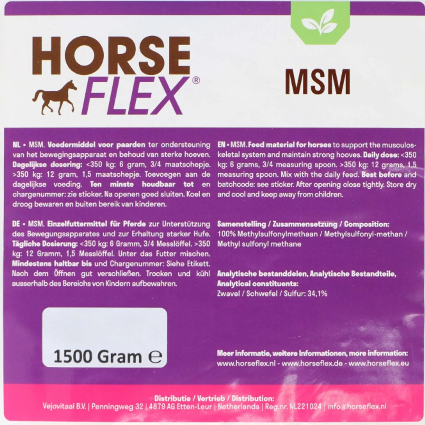 HorseFlex MSM Navul