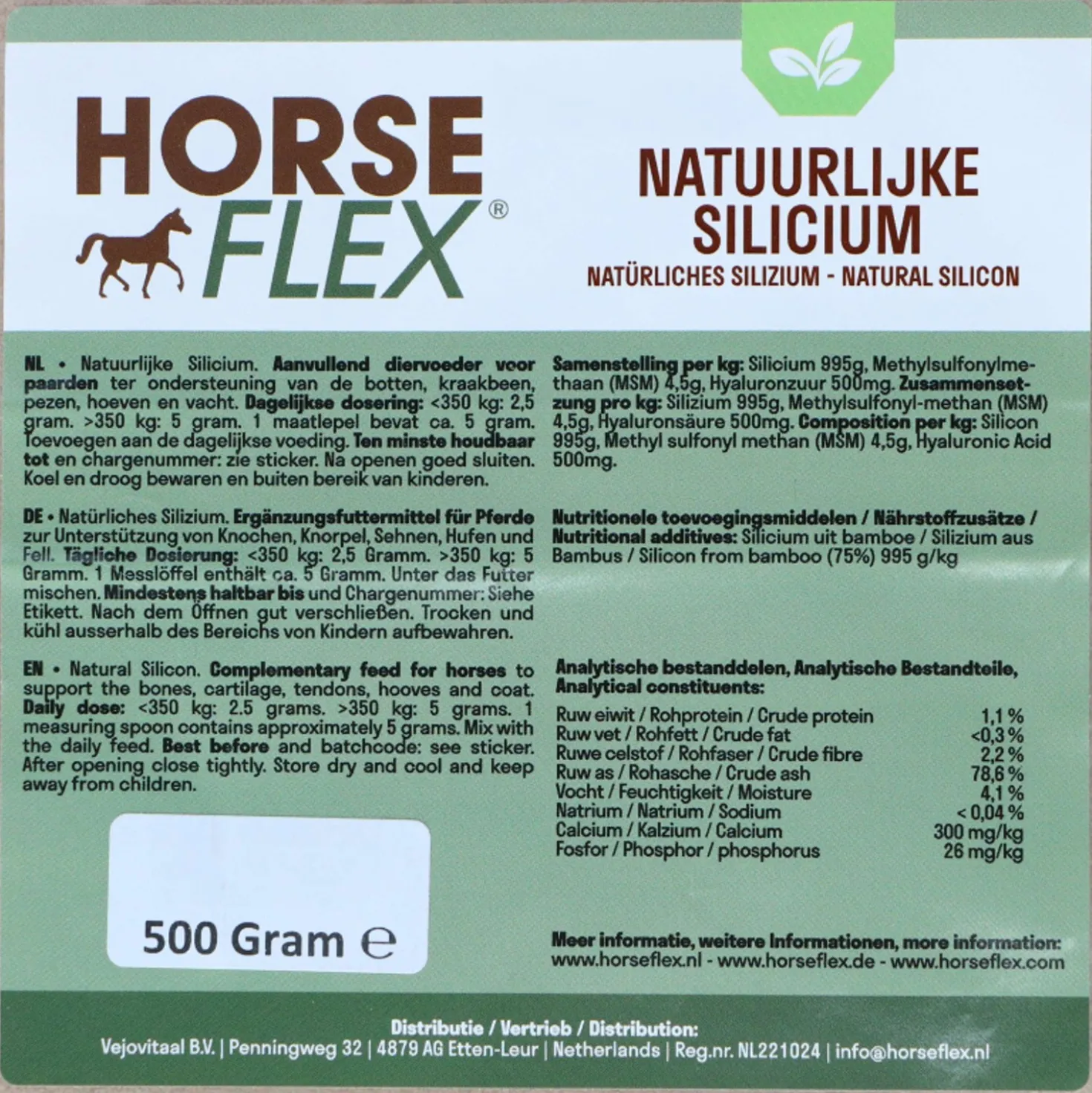 HorseFlex Natuurlijke Silicium Navul