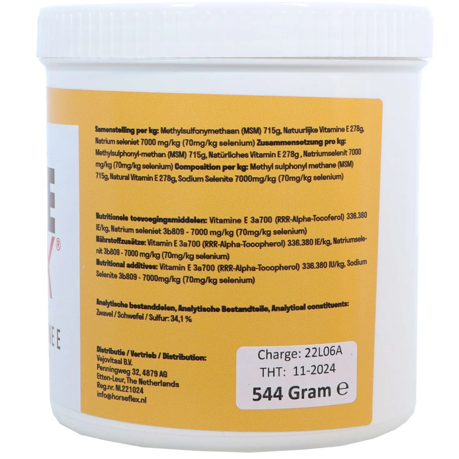 HorseFlex Natuurlijke Vitamine E + Selenium