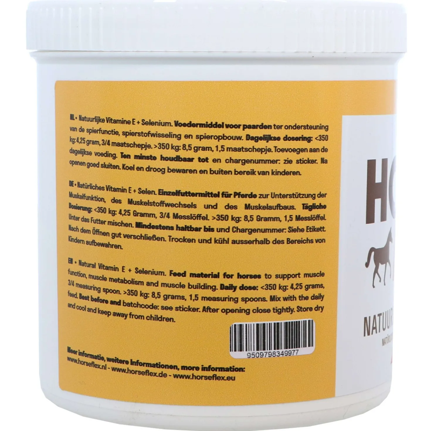 HorseFlex Natuurlijke Vitamine E + Selenium