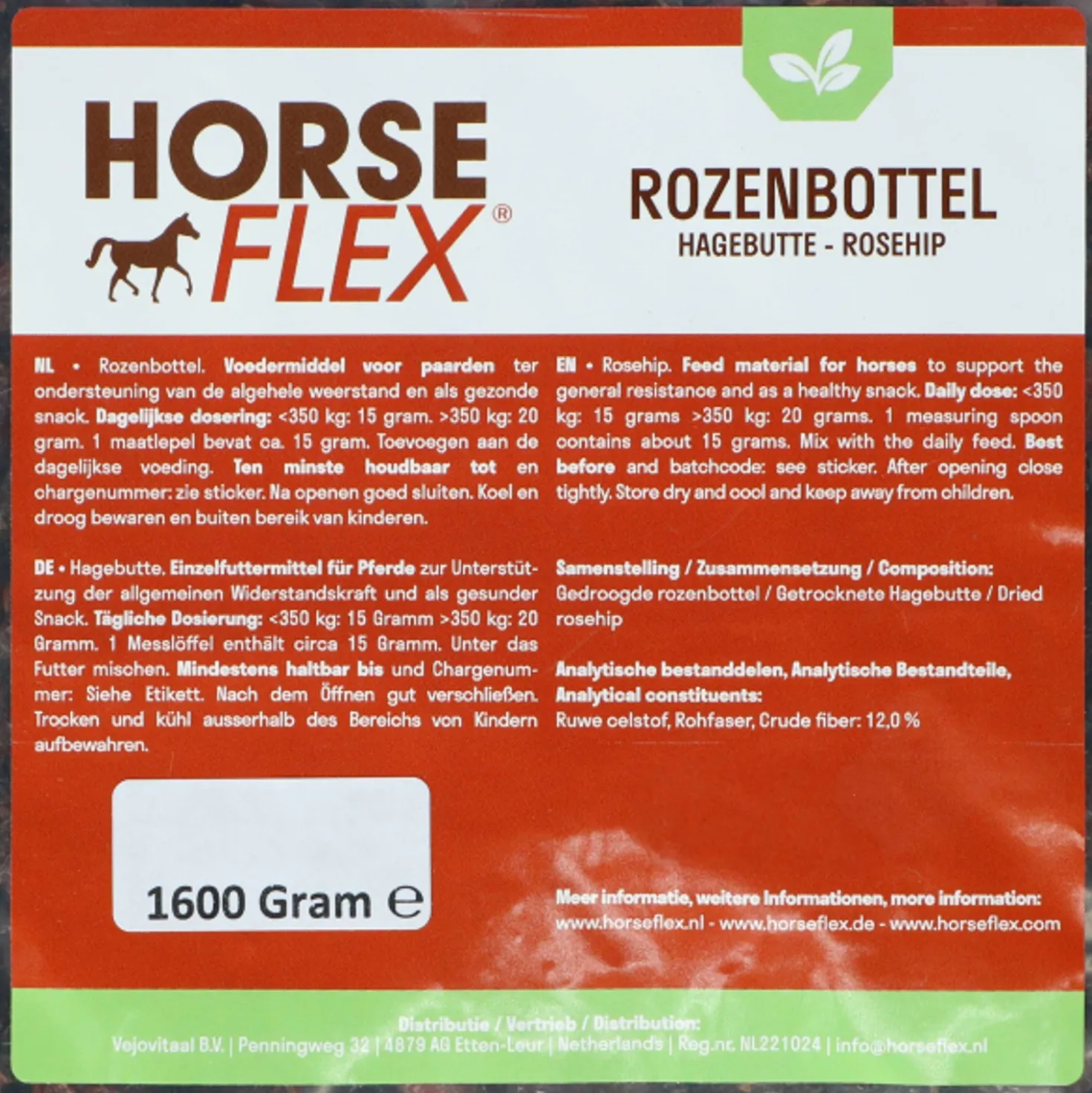 HorseFlex Rozenbottel Navul