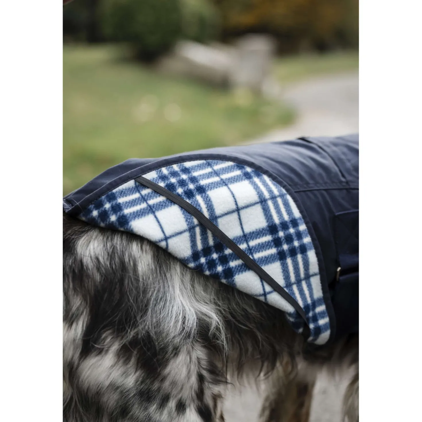 Horseware Dog Coat Newmarket Hertitage Navy/Witney Navy