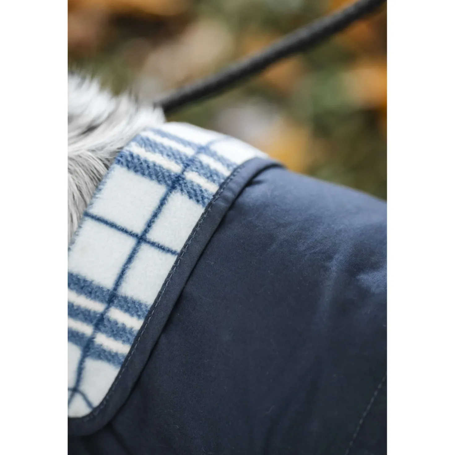 Horseware Dog Coat Newmarket Hertitage Navy/Witney Navy