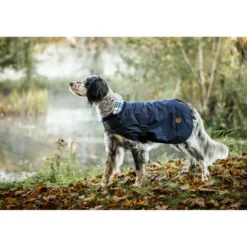 Horseware Dog Coat Newmarket Hertitage Navy/Witney Navy