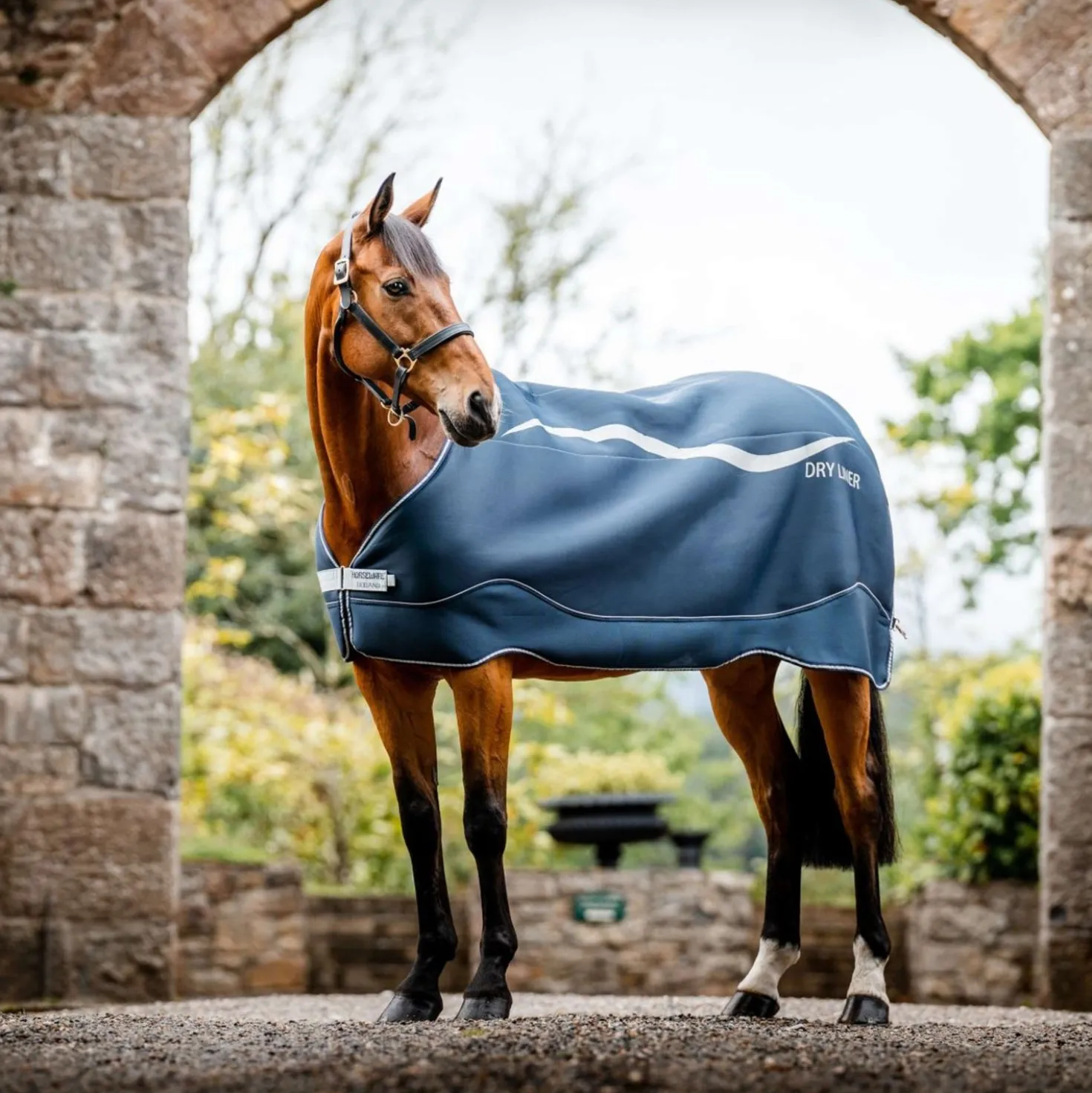 Horseware Dry Liner Navy/Zilver
