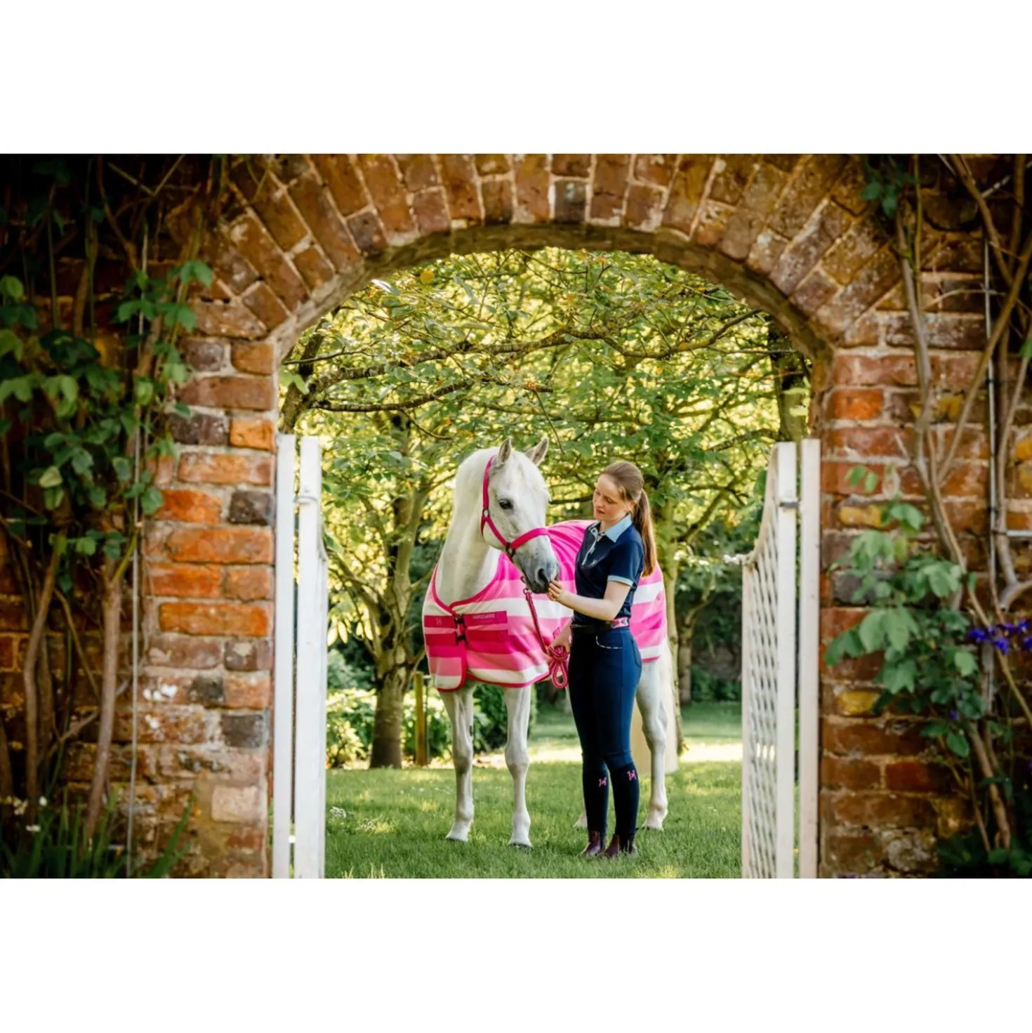Horseware Fleece Cooler Newmarket Pony Witney Pink