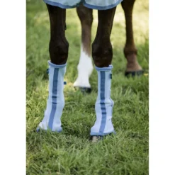 Horseware Fly Boots Set of 2 Heather Blue/Blue/Silver