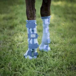 Horseware Fly Boots Set of 2 Heather Blue/Blue/Silver
