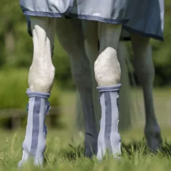 Horseware Fly Boots Set of 2 Heather Blue/Blue/Silver