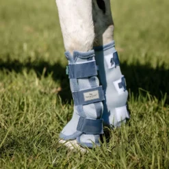 Horseware Fly Boots Set of 2 Heather Blue/Blue/Silver