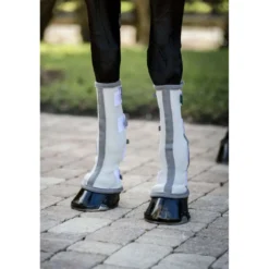 Horseware Fly Boots Set of 2 Silver/Titanium Grey/Silver