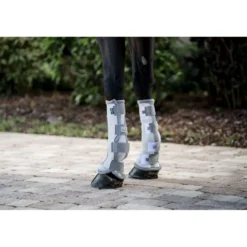 Horseware Fly Boots Set of 2 Silver/Titanium Grey/Silver