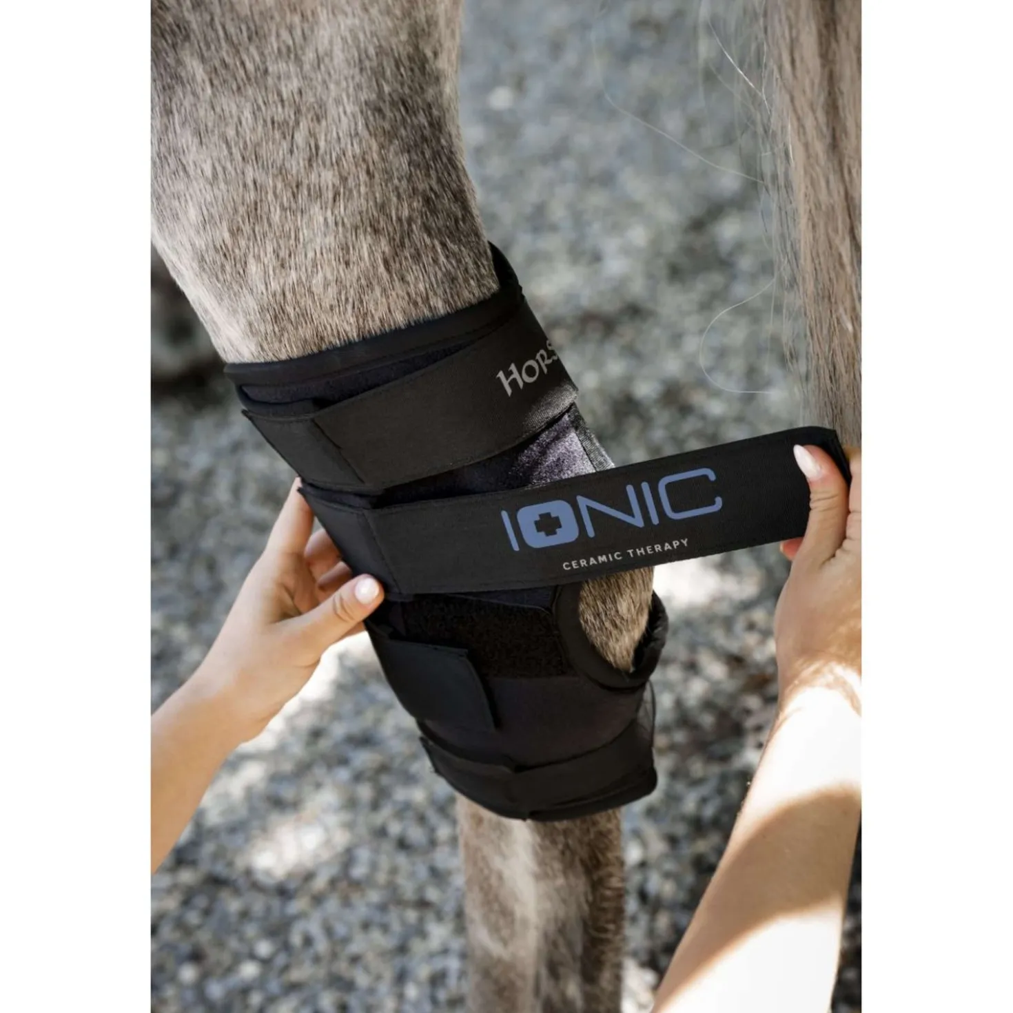 Horseware Hock Boots Ionic Set of 2 Zwart