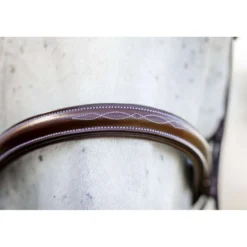 Horseware Hoofdstel Hunter Cavesson met Teugels Dark Tan