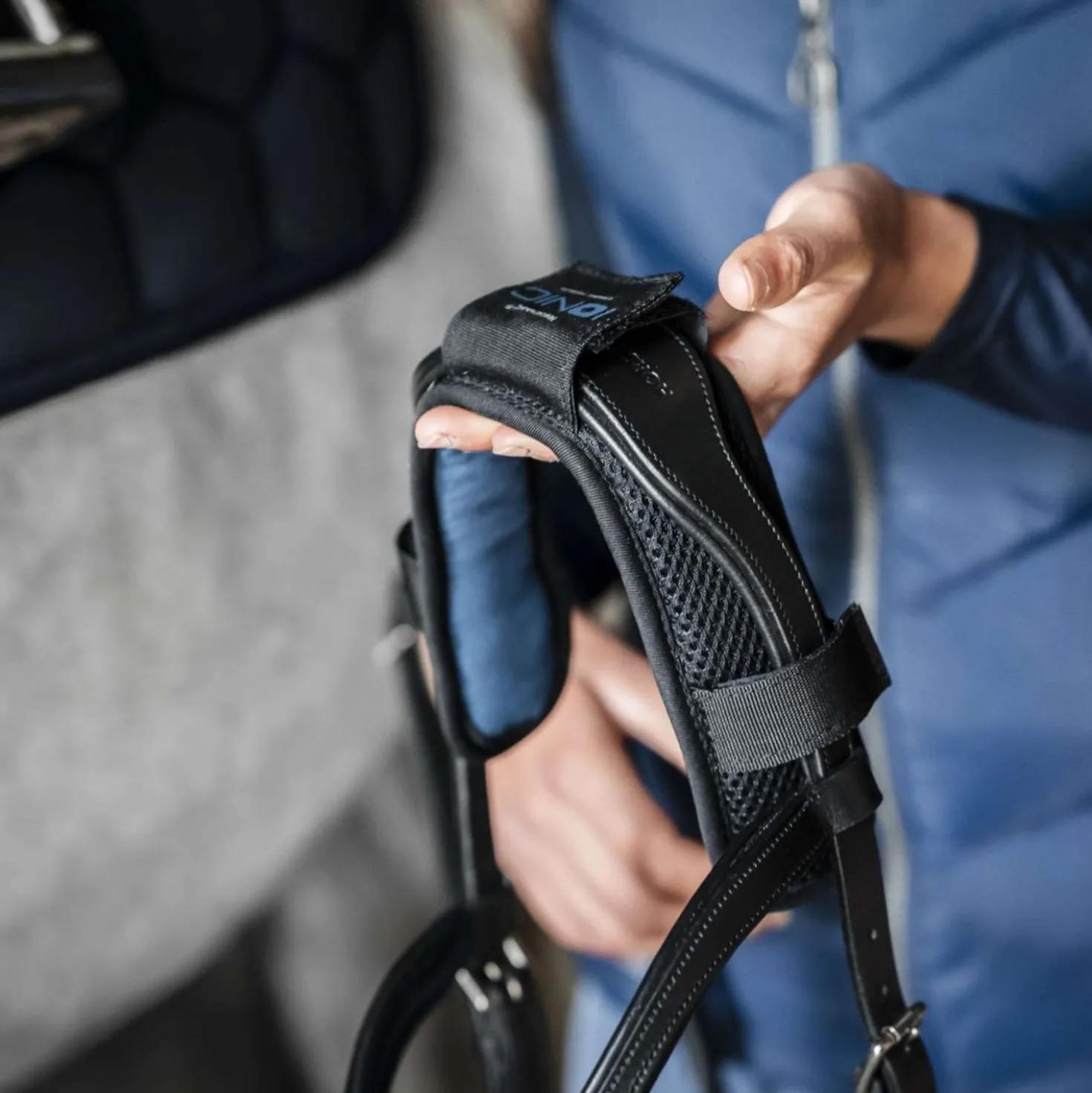 Horseware Kopstukbeschermer Ionic Zwart