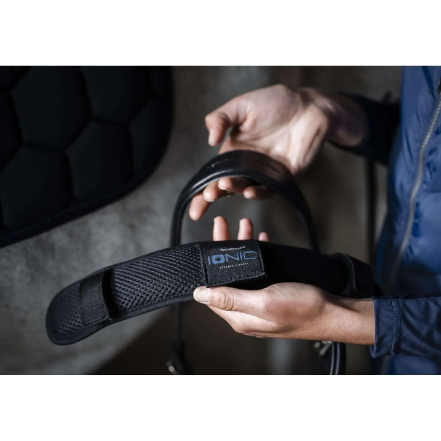 Horseware Kopstukbeschermer Ionic Zwart