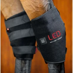 Horseware LED Red Light Therapy Left Hock Boot Zwart