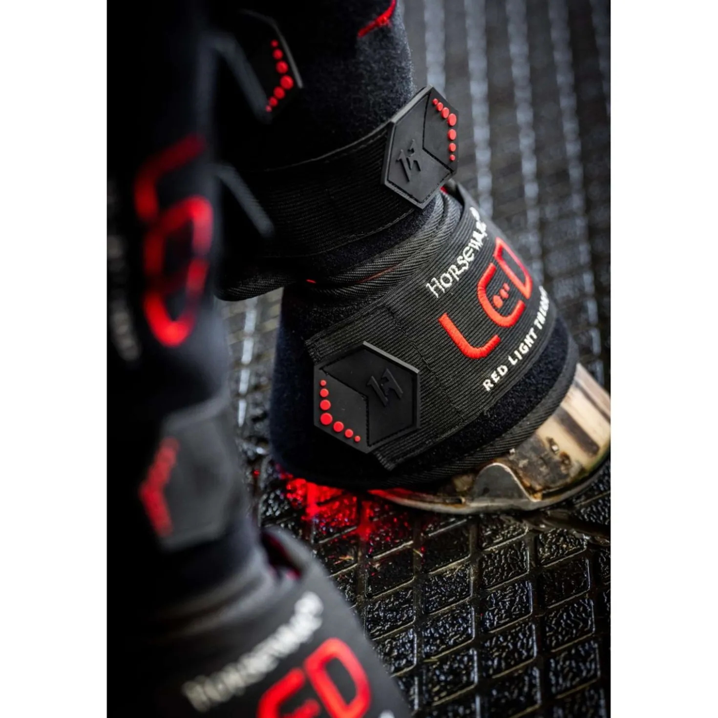 Horseware Mini Wraps LED Red Light Therapy Pair Zwart/Zwart