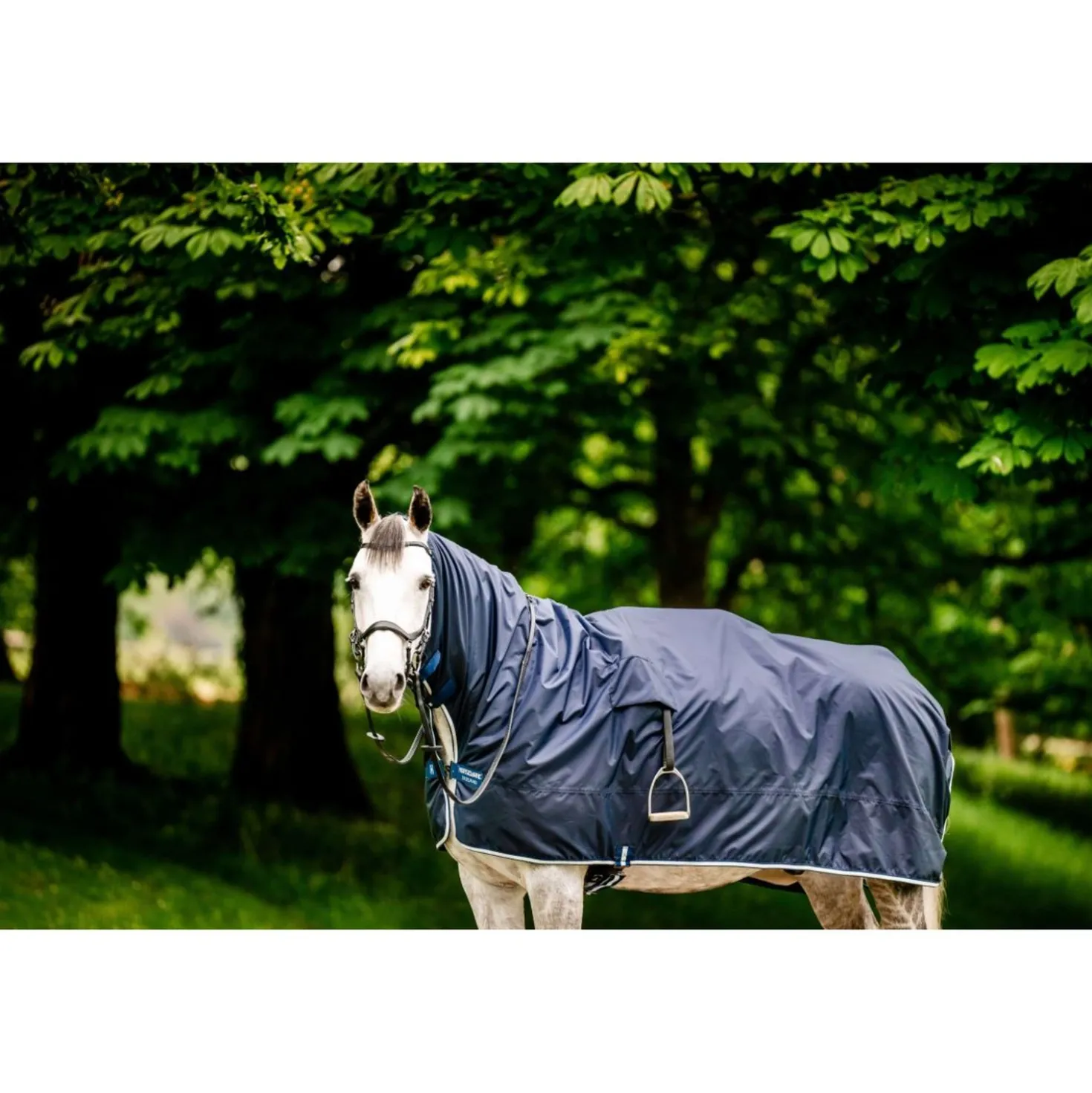 Horseware Regenuitrijdeken Newmarket Witney Navy