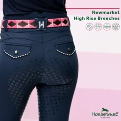 Horseware Rijbroek Newmarket High Rise Full Seat Navy