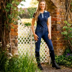 Horseware Rijbroek Newmarket High Rise Full Seat Navy