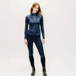 Horseware Shirt Stamina Long Sleeve Core Navy