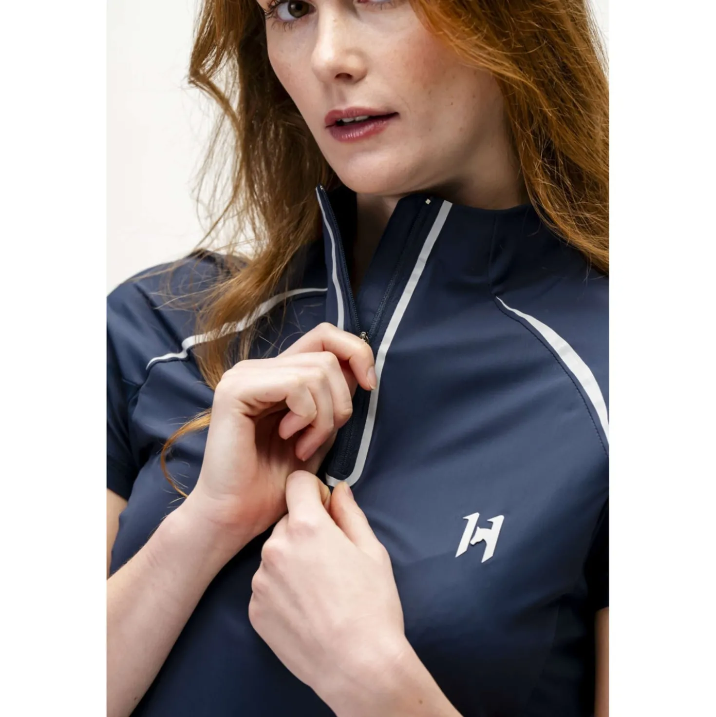 Horseware Shirt Stamina Short Sleeve Core Navy