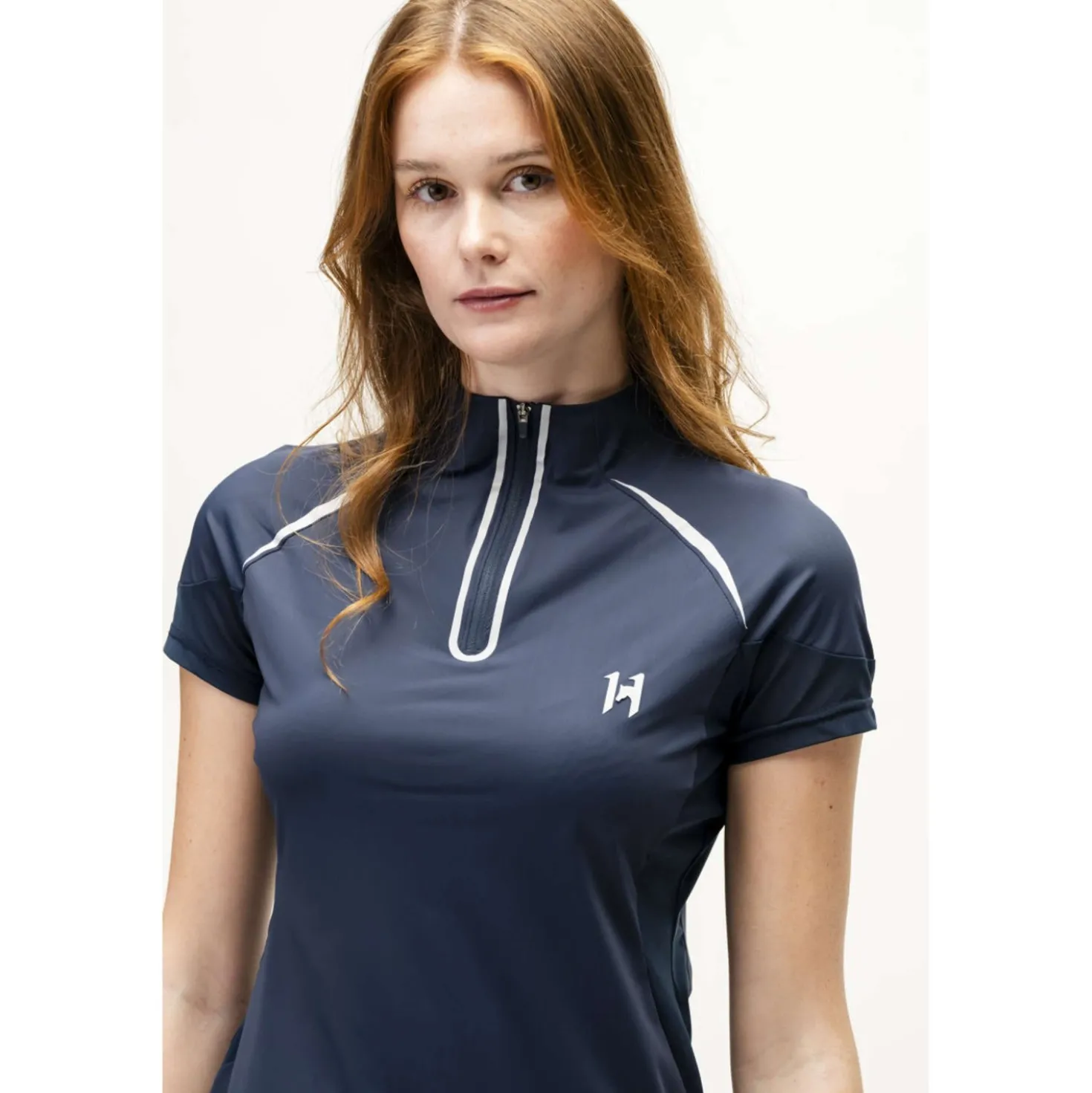 Horseware Shirt Stamina Short Sleeve Core Navy