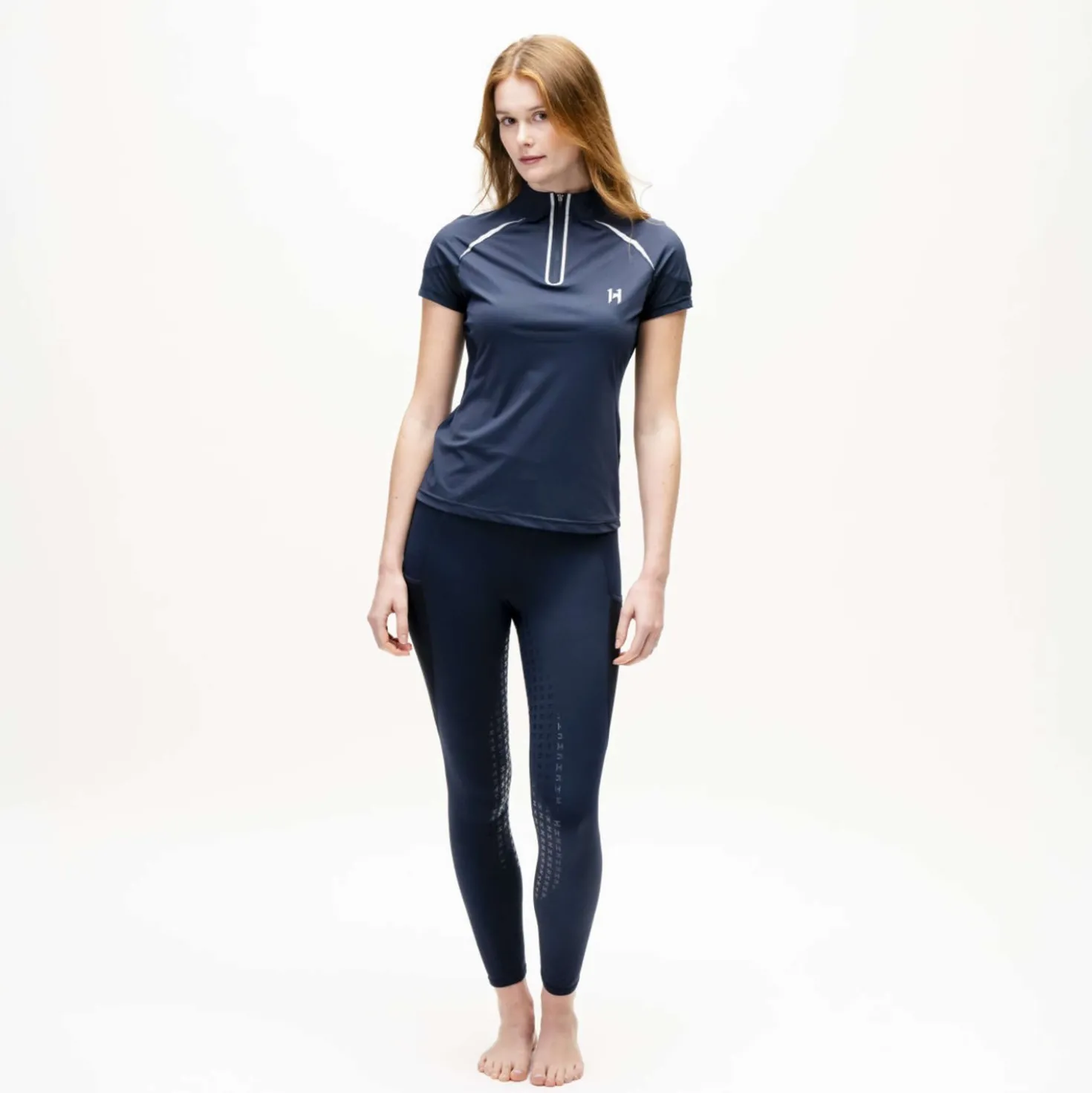 Horseware Shirt Stamina Short Sleeve Core Navy