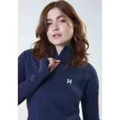 Horseware Shirt Strive Winter Zip Core Navy