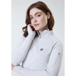 Horseware Shirt Strive Winter Zip Grijs