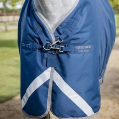 Horseware Therapy Turnout Ionic 100g Imperial Blue/Silver/Navy