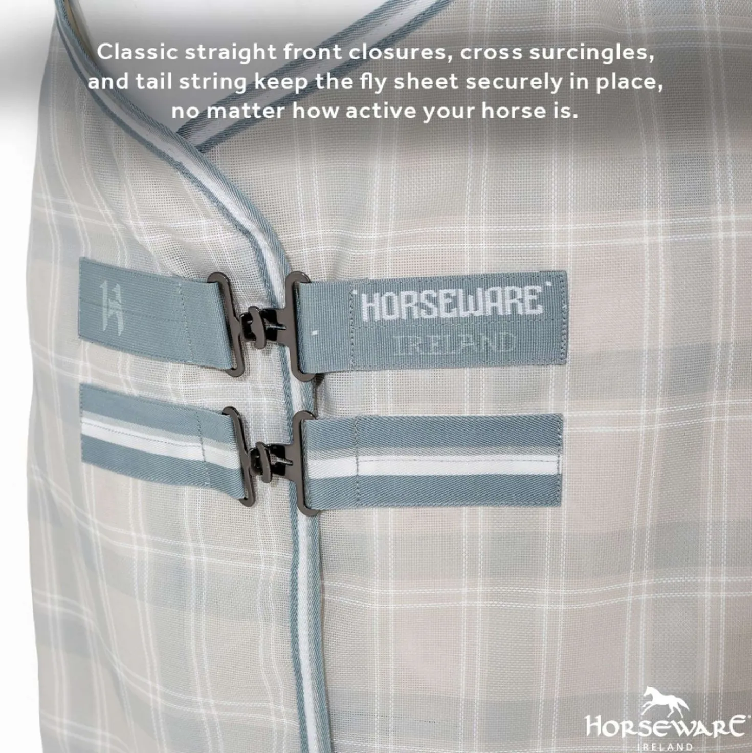 Horseware Vliegendeken Newmarket Plus Witney Charcoal