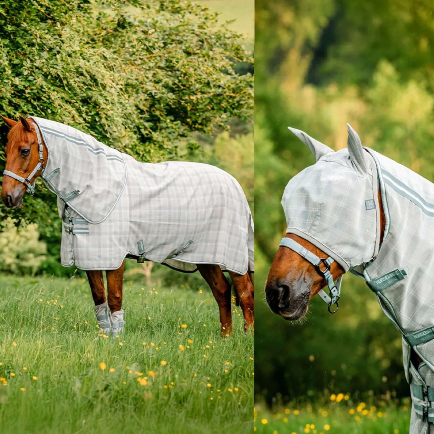Horseware Vliegendeken Newmarket Plus Witney Charcoal