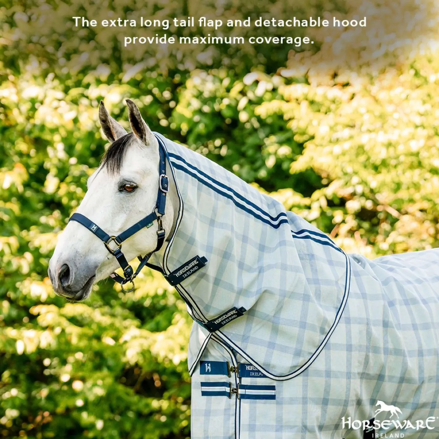 Horseware Vliegendeken Newmarket Pony Plus Witney Navy
